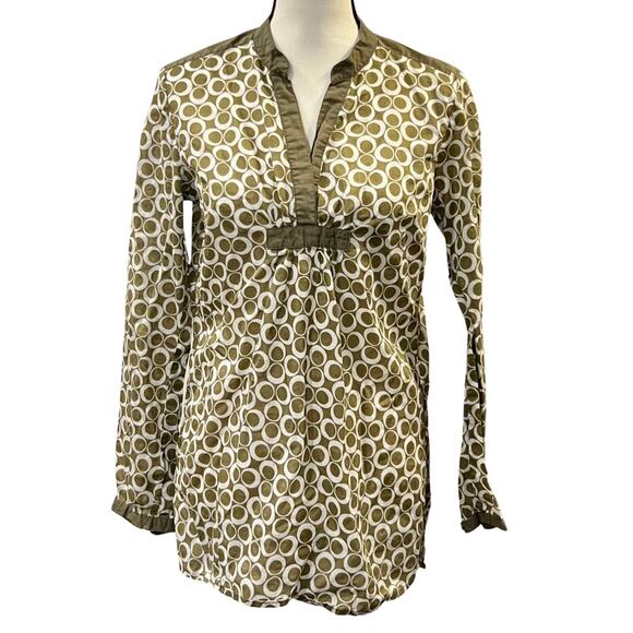 Michael Michael Kors Women's Geometric Print Blouse Size M - Picture 1 of 4